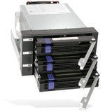 ICY DOCK FatCage MB153SP-B 3 x 3.5 Inch HDD in 2 x 5.25 Inch Bay Hot Swap SATA 6Gbps HDD Rack/Cage/Module