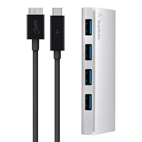 Belkin 3-Foot USB-C to USB-C (Type C to Type C) Thunderbolt 3 Cable, Compatible with Thunderbolt 3 and USB 3.1