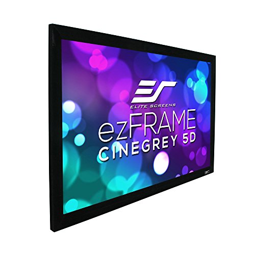 Elite Screens ezFrame Series, 110-inch 16:9, Ambient Light Rejecting Fixed Frame Home Theater Projection Screen, R110DHD5