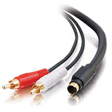 C2G 02325 Value Series S-Video + RCA Stereo Audio Cable, Black (50 Feet, 15.24 Meters)