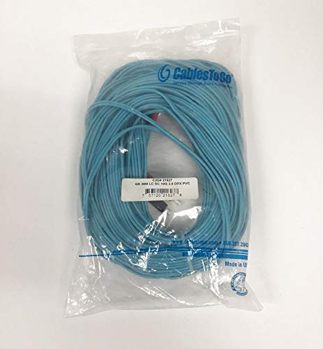 30m Duplex Fiber Lc/Sc Mmf M/M 50/125 Aqua Patch Cable