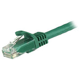 StarTech.com Cat6 Patch Cable - 6 in - Green Ethernet Cable - Snagless RJ45 Cable - Ethernet Cord - Cat 6 Cable - 6in (N6PATCH6INGN)