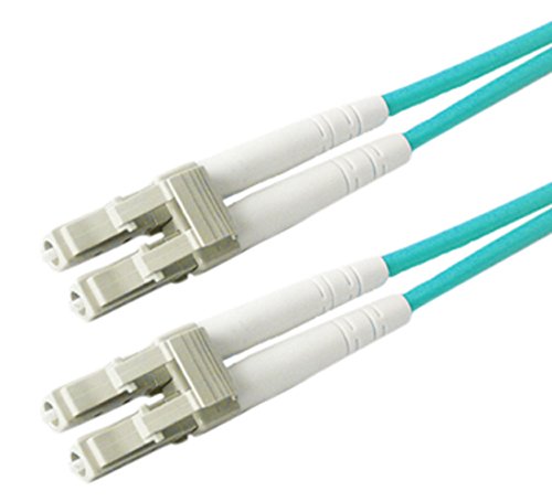 9m 10gb Lomm Fiber Optic Patch Cable Om3 Duplex Lc/Lc 50/125 Aqua