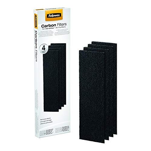 Fellowes AeraMax 90/100 Air Purifier Carbon Filters, Black, Pack of 4 (9324001)