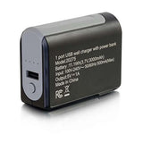 C2G 20275 1-Port USB Wall Charger - AC to USB Adapter with Power Bank, 5V 1A Output