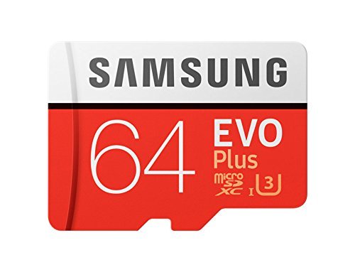 Samsung Evo Plus Class 10 Micro SDXC with Adapter, 64GB (MB-MC64GA)