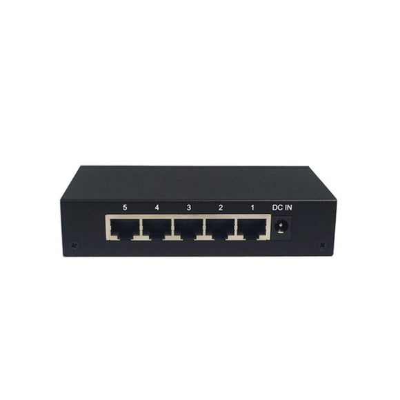 5Port GIG Ethernet Switch Metal Capacity 10Gbps Mdi/Mdix Wall MNT