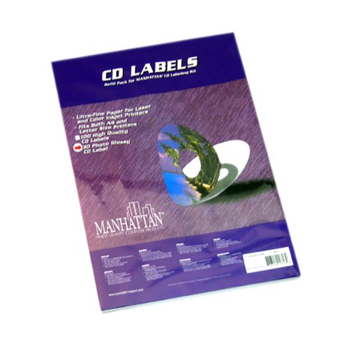 CD Label Refill - Glossy, 30pk