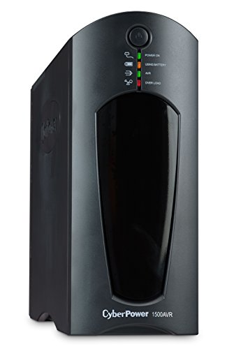 CyberPower CP1500AVRT AVR UPS System, 1500VA/900W, 8 Outlets, Mini-Tower