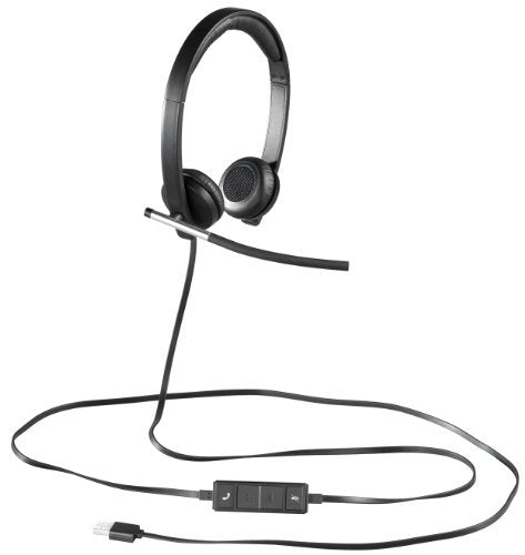 Logitech USB Headset Corded Double-Ear Stereo Business Headset