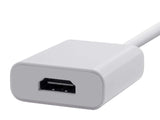 Monoprice USB-C to HDMI Adapter - White, Supports Up To 10Gbps Data Rate & USB 3.1 SuperSpeed - Select Series