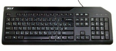 Acer Thin PS/2 Black Desktop Keyboard KB-0759 KB.PS203.096