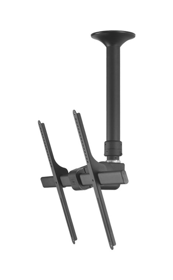 Atdec TH-3070-CTS Telehook Short Tilting Ceiling for 30-Inch to 70-Inch TV Mount Pole, Black