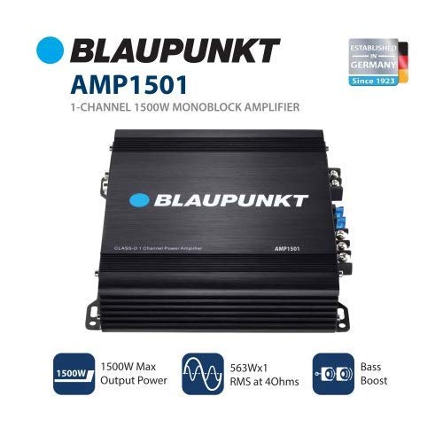 Blaupunkt 1500W 1-Channel, Monoblock Amplifier
