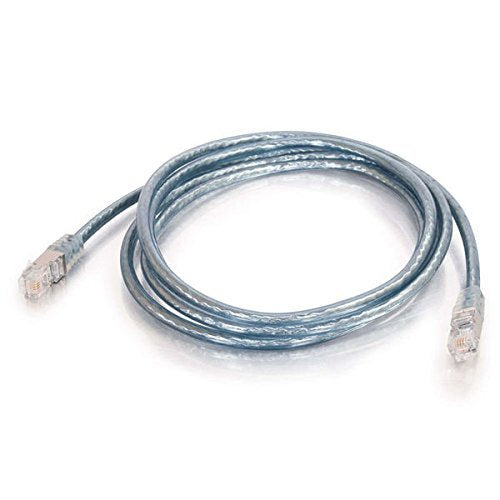 C2G High-Speed Internet Modem Cable - Phone cable - RJ-11 (M) to RJ-11 (M) - 15 ft - double shielded - molded, snagless - transparent blue