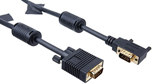 Vga Coax Right Angle Monitor Cable High Resolution Cable With Rgb Coax (Hd15 M/M