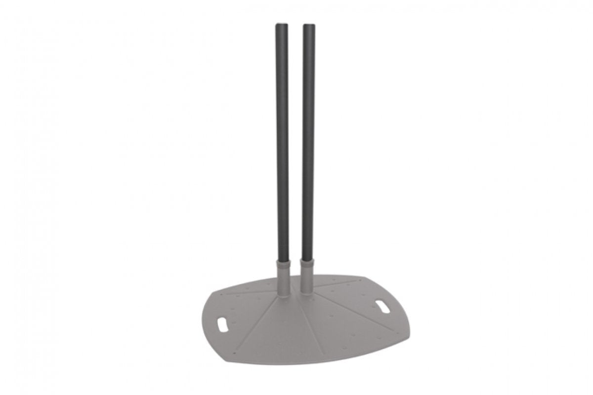 Extra Dual Poles for Plasma Display Floor Stands Height: 60", Pole Finish: Black