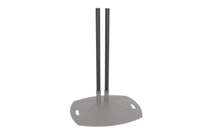 Extra Dual Poles for Plasma Display Floor Stands Height: 60", Pole Finish: Black
