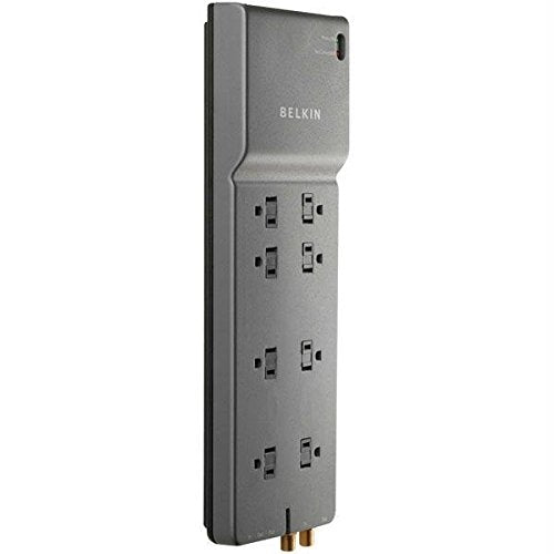 8-Outlet Surge Suppressor With Phone/Modem And Co