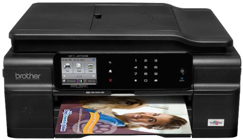 Brother Printer Work Smart MFCJ870DW Wireless Color Inkjet All-In-One Printer with ScannerCopier and Fax
