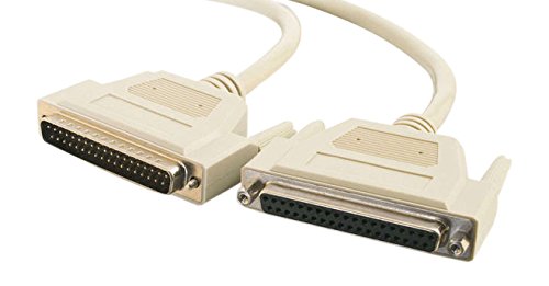 C2G 02689 DB37 M/F Serial RS232 Extension Cable, Beige (6 Feet, 1.82 Meters)