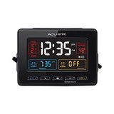 AcuRite 13022 Atomic Dual Alarm Clock with USB Charging and Temperature