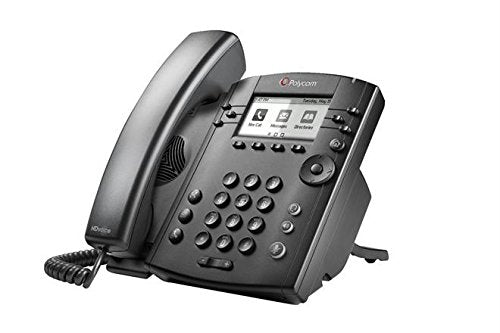 Polycom 2200-48300-025 VVX 301 6-Line IP Phone PoE