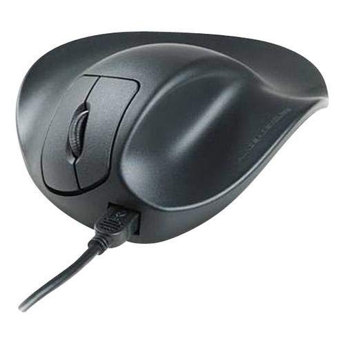 Hippus L2WB-LC Wired Light Click Handshoe Mouse (Right Hand, Large, Black)