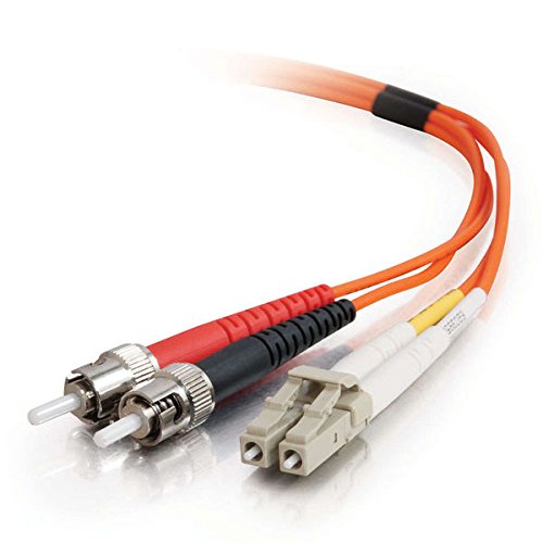 C2G / Cables to Go 37406 LC/ST Duplex 50/125 Multimode Fiber Patch Cable (7 Meter, Orange)