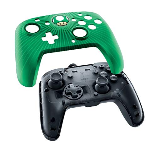 PDP Nintendo Switch Faceoff Wired Pro Controller - Green Mushroom