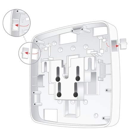Low Profile Access Point Mount for AP220 and AP300 Series Access Points