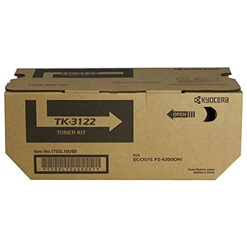 Kyocera Toner Cartridge + Waste Container, 21000 Yield (TK-3122)