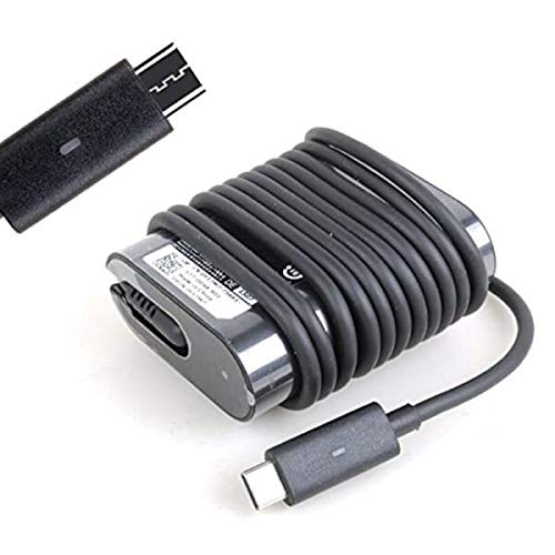 New Original Dell 45W USB-C AC Adapter for Dell P/N: 689C4, 492-BBUU, LA45NM150, HDCY5, 0HDCY5, DA30NM150, 8XTW5, 08XTW5, ADP-30CD BA, 24YNH, 492-BBSP, 5FX88, 470-ABSF.
