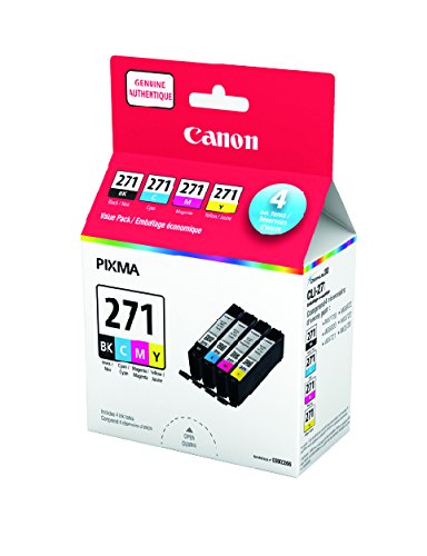 Canon CLI-271 CMYK Value Pack Ink