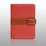 Aluratek Universal Folio Case for 7-Inch Tablets - Red (AUTC07FR)