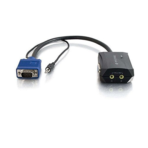 Cables to Go Compact Vga Splitter + 3.5mm Audio