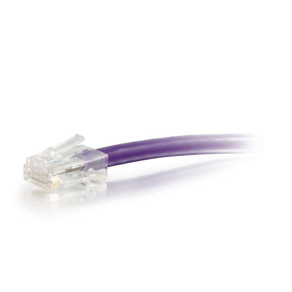 C2G 04211 Cat6 Cable - Non-Booted Unshielded Ethernet Network Patch Cable, Purple (1 Foot, 0.30 Meters)