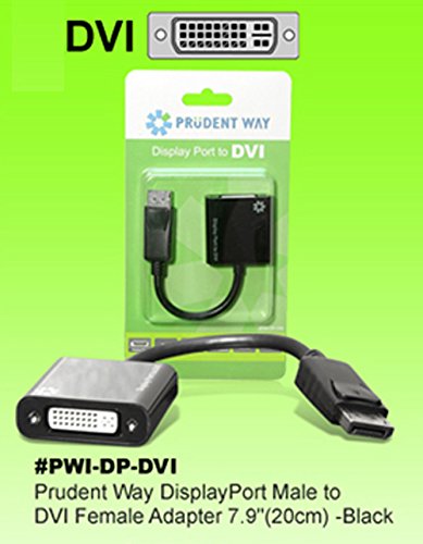 Prudent Way PWI-DP-DVI - DisplayPort Male to DVI Female Adapter