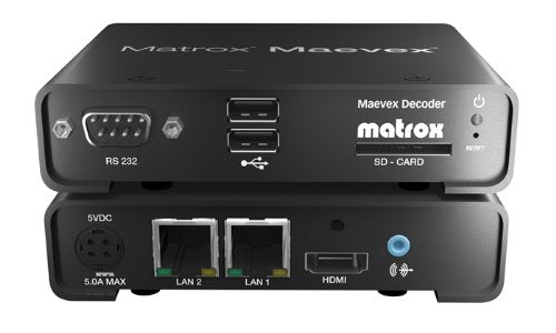 Matrox Accessory MVX-D5150F Maevex Video Decoder RJ45 100/1000Mbps HDMI USB Retail