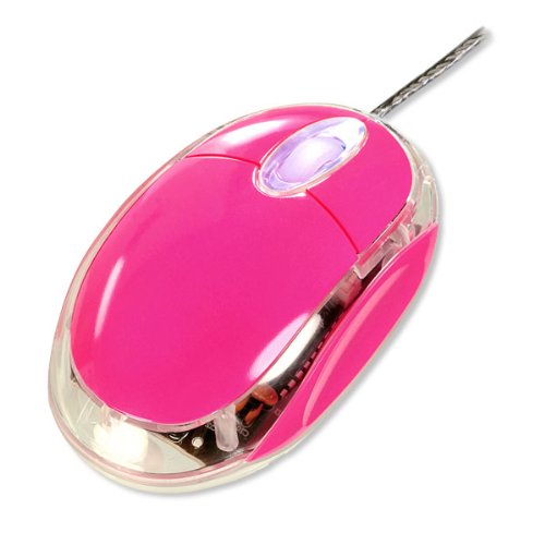 BlueDiamond TNP06045 Optical USB Mouse, Pink