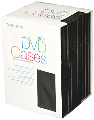 Memorex 32021980 DVD Storage Cases 10 Pack