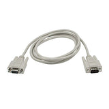 C2G 02717 Economy HD15 SVGA Male to SVGA Female Monitor Extension Cable, Beige (6 Feet, 1.82 Meters)