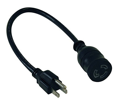 1FT Ac Power Cord Converts L5-15R To 5-15P 120V 15A