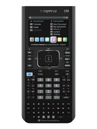 Texas Instruments TI-Nspire CX CAS Graphing Calculator With Guerrilla Protective Slide Case Galaxy And Military Grade Screen Protector Set.