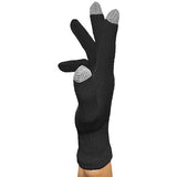 Amzer AMZ92804 Capacitive Touch Screen Knit Gloves (Black)
