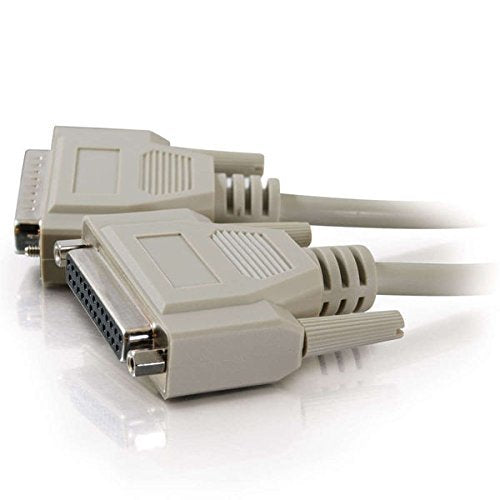 C2G 02661 DB25 M/F Serial RS232 Extension Cable, Beige (35 Feet, 10.66 Meters)
