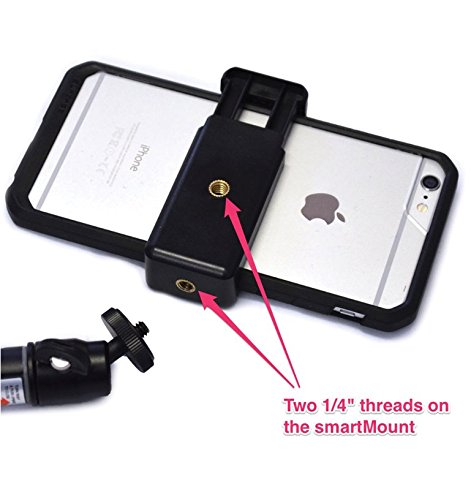iStabilizer ISTMP01 Extendable Smartphone Monopod-Retail Packaging-Black