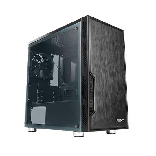 Antec Value Solution Series VSK10 Window, Highly Functional Micro-ATX Case, 280 mm Radiator Support, 4 x 140 mm Fans Support