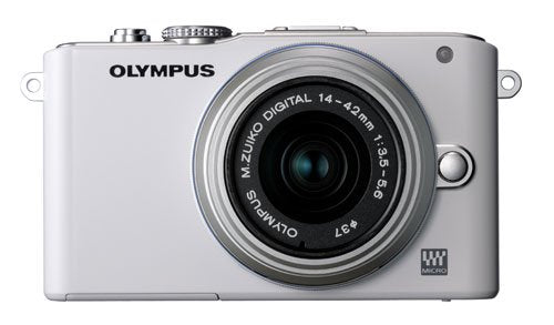 Olympus V205031WU000 12.3 MP Digital Camera with CMOS Sensor and 3X Optical Zoom (White)