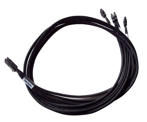 HighPoint Int-MS-1M4S 3-Feet Internal Mini-SAS to 4SATA, SFF8087 to SATA, 1M Int-MS-1M4S Cable